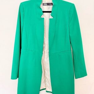 Zara Vibrant Green Women's Blazer
